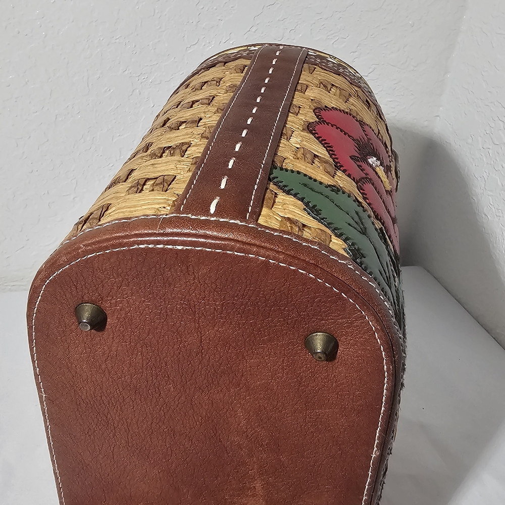 Isabella Fiore Flower Basket Satchel - Picture 2 of 16